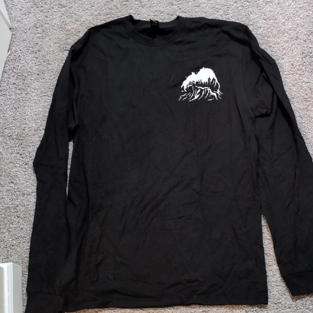 Fall Out Boy Black Long Sleeve Tee with Mania Design